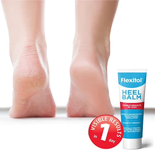 Flexitol Heel Balm, Rich Moisturizing & Exfoliating Foot Cream, Original Version, 4 Oz