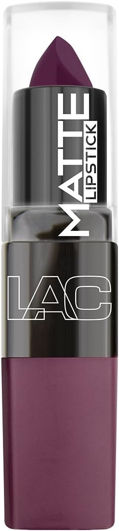 L.A. Colors Matte Lipstick, Venom Purple, 3.8g