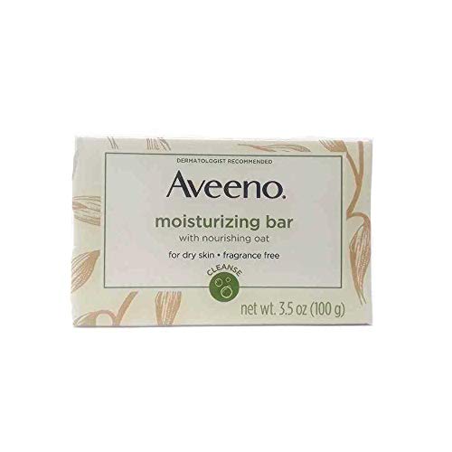 AVEENO Naturals Moisturizing Bar for Dry Skin 3.50 oz (Pack of 8)