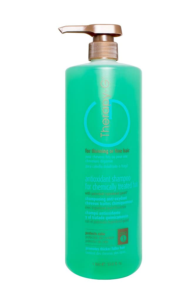 Therapy-G For Thinning or Fine Hair Antioxidant Shampoo For Chemically Treated Hair, 33.8 Ounce