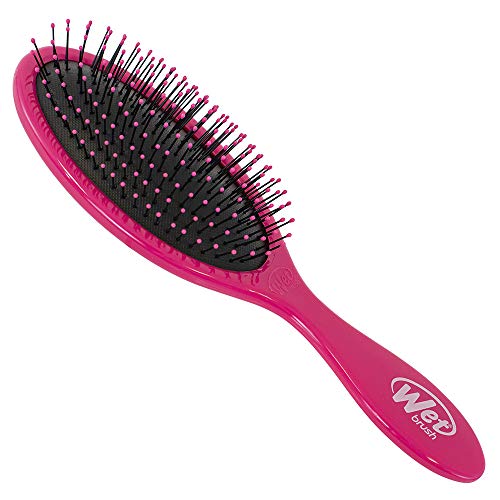 Wet Brush Original Detangler Hair Brush - Punchy Pink - Exclusive Ultra-soft IntelliFlex Bristles - Glide Through Tangles With Ease For All Hair Types - For Women, Men, Wet And Dry Hair