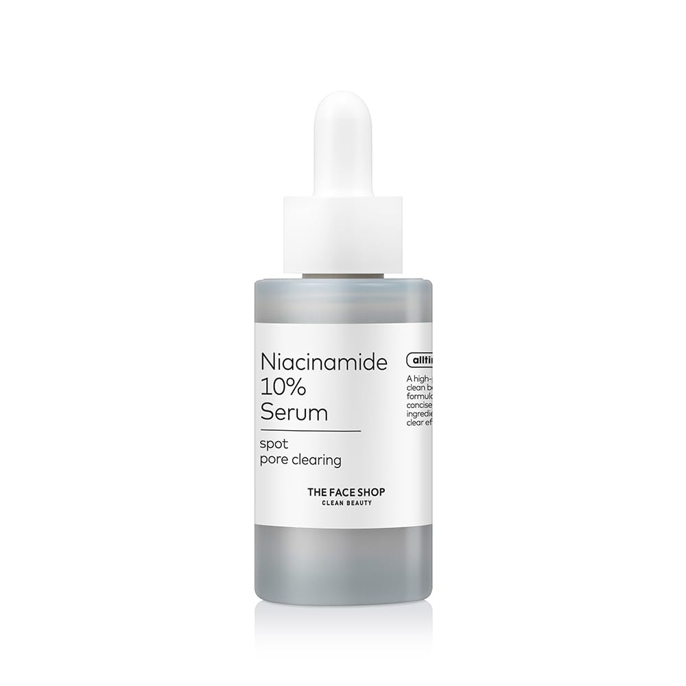 The Face Shop Alltimate Niacinamide 10% Serum for Face with Caffeine & Peptide, Korean Skin Care, Oil Control & Pores Reducer, Improve Skin Elasticity, Face Serum for Sensitive Skin, Non-comedogenic