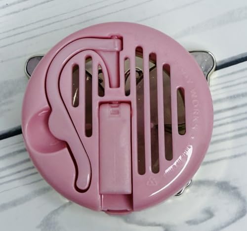 Bath and Body Works Pink Flowers with Gold Garden Butterfly Car Visor Fragrance Holder Easy To Open