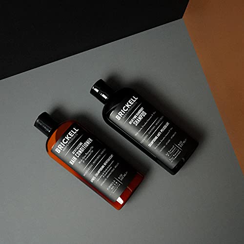 Brickell Men’s Daily Relieving Hair Care Routine, Dandruff Shampoo and Conditioner Set For Men, All Natural and Organic, Scented
