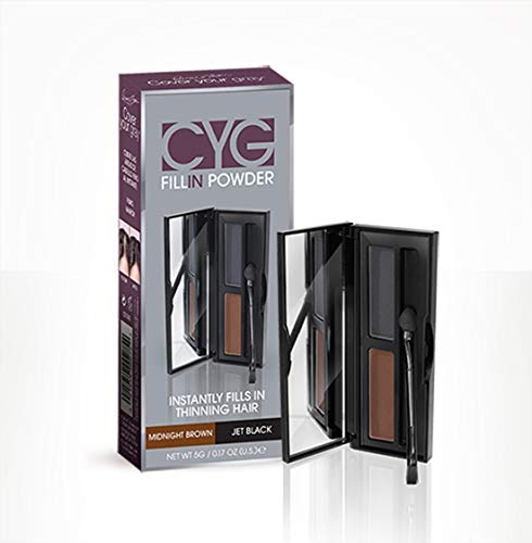 Midnight Brown/Jet Black: Cover Your Gray Cyg Fill In Powder Pro, Midnight Brown/Jet Black