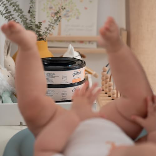 Diaper Genie Bags Refills 270 Count (Pack of 3) Clean Laundry Scent | Diaper Pail Refills with Max Odor Lock | Holds up to 810 Newborn Diapers