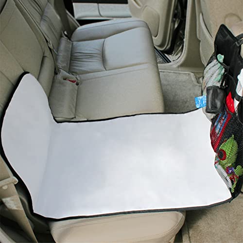 J.L. Childress Pockets 'N Pad Portable Diaper Changing Station for Your Car - Detachable, Foldable, Extra-Large, Extra-Long Changing Pad for Travel, 36 x 18 - Storage Pockets- Black