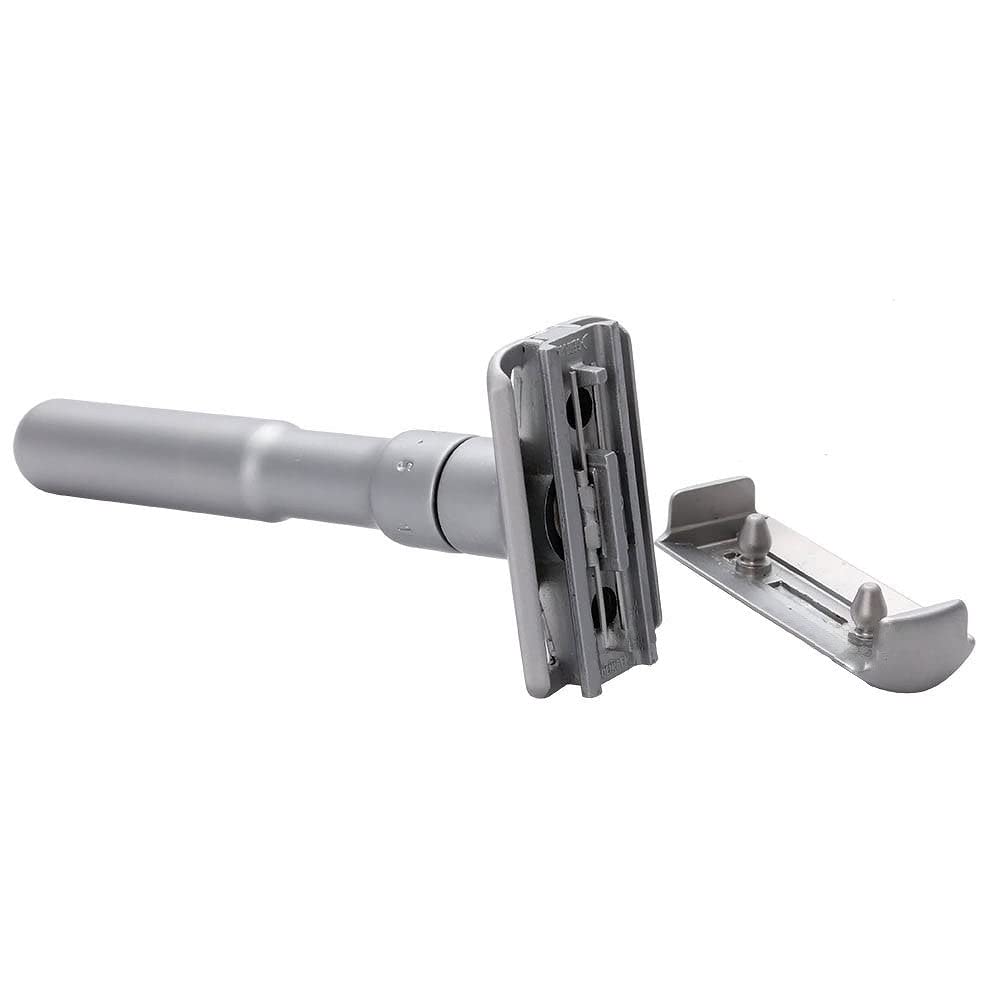 Merkur Razor Adjustable Futur Brushed Chrome Safety Razor, MK-700002 , 1 Count (Pack of 1)
