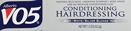 Alberto VO5 Conditioning Hairdressing, Gray/White/Silver,1.5 ounce (Pack of 2)