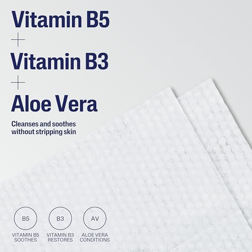 Cetaphil Face and Body Wipes, Gentle Skin Cleansing Cloths, 25 Count (Pack of 3), for Dry, Sensitive Skin, Flip Top Closure, Great for the Gym, Travel, in the Car, Hypoallergenic, Fragrance Free