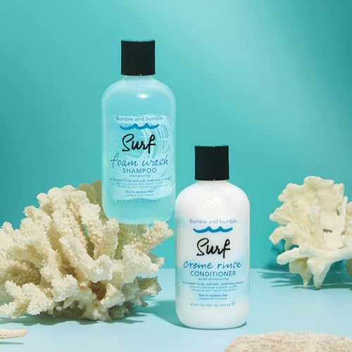 Bumble and bumble. Surf Foam Wash Texturizing Shampoo | For Seabreezy Texture | Volumizing | Wavy, Straight, 8.5 Fl Oz