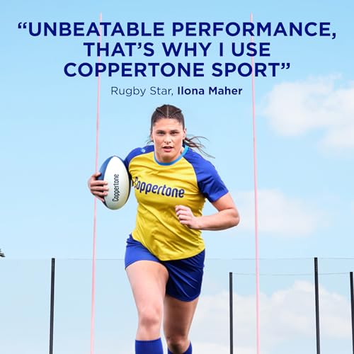 Coppertone SPORT Sunscreen Lotion SPF 50, Zinc Oxide Mineral Sunscreen, Water Resistant Body Sunscreen SPF 50, 5 Fl Oz Tube