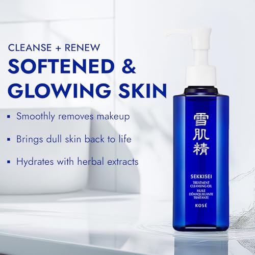 SEKKISEI Treatment Cleansing Oil, Facial Cleanser & Makeup Remover, 10.1 Ounce
