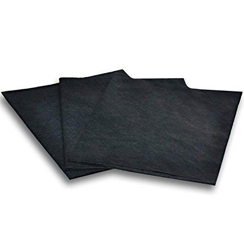 DAVELEN Luxury Spa Towels - Eco-Friendly Disposable Towels for Salon, Spa, Hair, Face, Body - Soft, Large (31.5” x 15”), and Absorbent - Black, 50-Pack