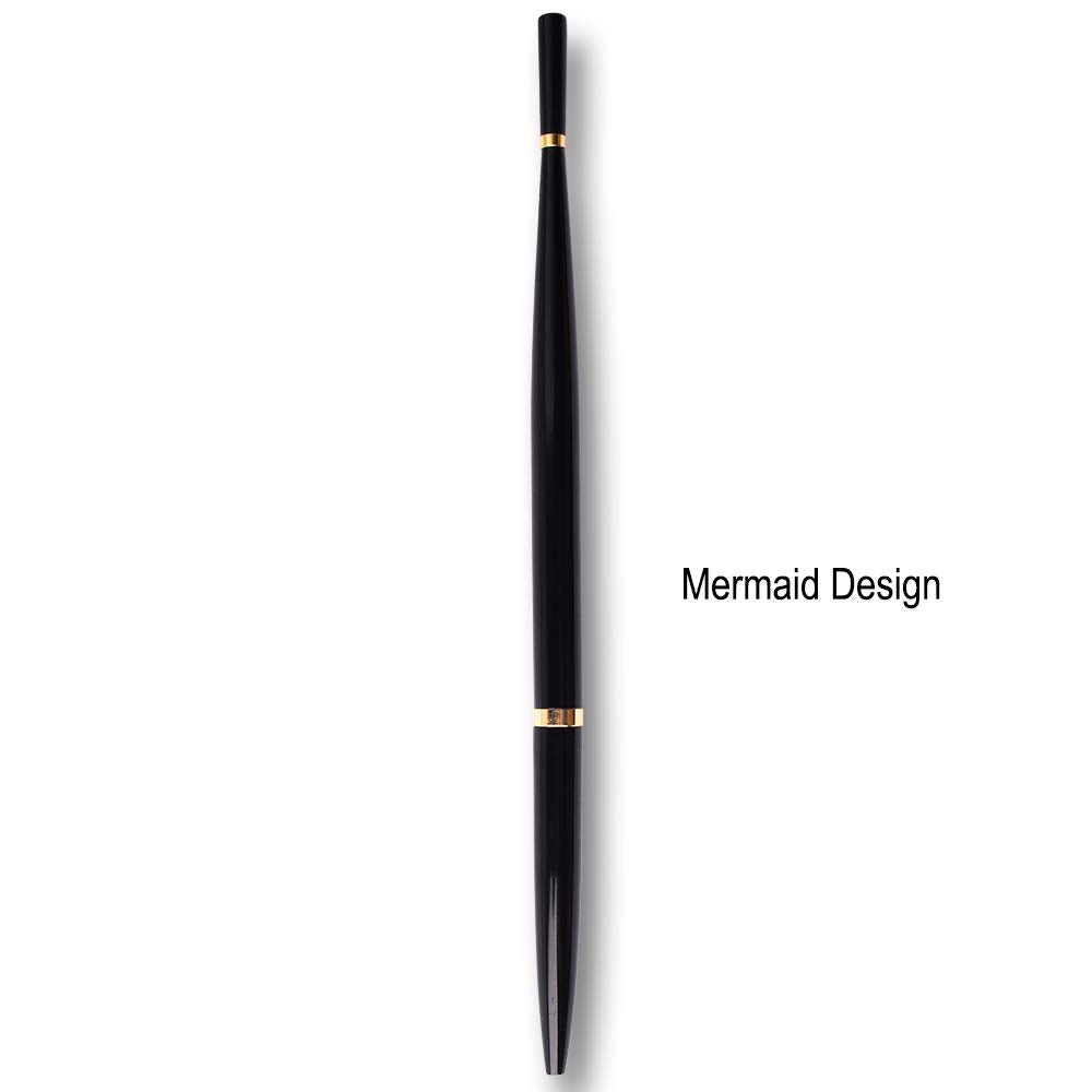 SILPECWEE 1Pc Nail Art Gradient Painting Brush Mermaid Design Acrylic UV Gel Nail Ombre Pen Manicure Polish Tools