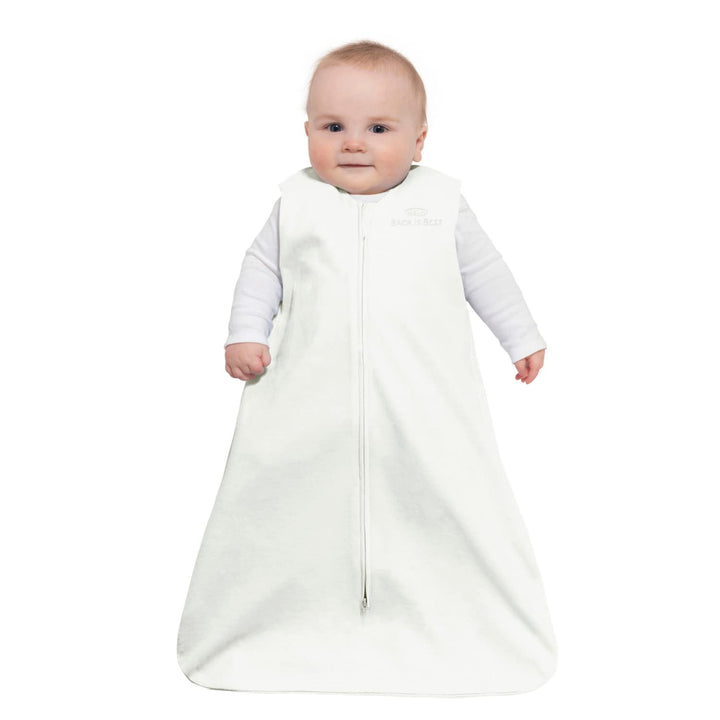 HALO Sleepsack Micro-Fleece Wearable Blanket, TOG 1.0, Cream, Large