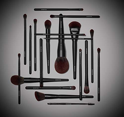 Morphe MUA Life Makeup Brushes - 20 Piece Makeup Brush Set of Eye and Face Brushes - Made with Synthetic Bristles and Includes Carrying Case (20 Count)