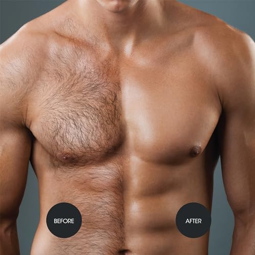 Nad's For Men Hair Removal Cream, Painless Hair Removal For Men, Soothing Depilatory Cream For Unwanted Coarse Male Body Hair, 6.8 Fl Oz