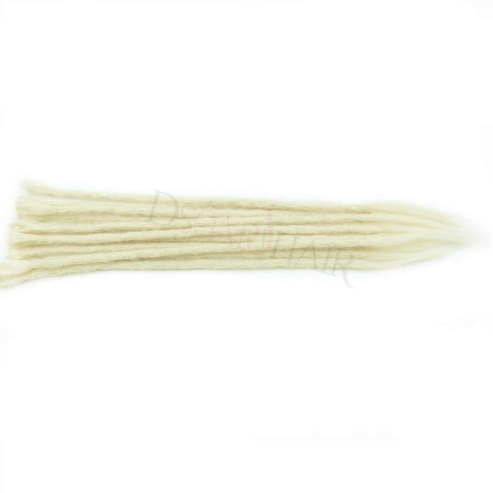 DSOAR Women's Synthetic 12 Strands Handmade Dreadlocks Extensions Twist Braiding Hair Crochet Braids (20-inch, Blonde)
