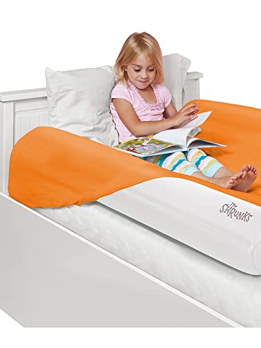 {2-Pack} Shrunks Inflatable Bed Rail for Toddlers | Travel Bed Rail for Kids, Adults, and Elderly | Portable Toddler Bed Bumpers| Blow Up Bed Guard Rail for Twin, Full, Queen, King Size Beds