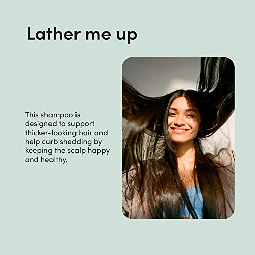 hers Triple Threat Shampoo for Women, 2 Pack - Thickening, Moisturizing, Reduces Shedding - Color Safe Hair Loss Shampoo with Biotin - Napa Rose - 2 x 6.4 fl oz