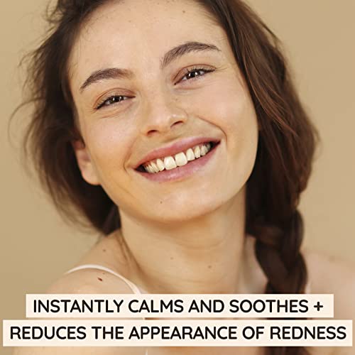 Aveeno Calm + Restore Facial Cream for Redness Relief, Soothing Face Moisturizer for Sensitive Skin, Hypoallergenic Formula, Fragrance-Free, 1.7 OZ