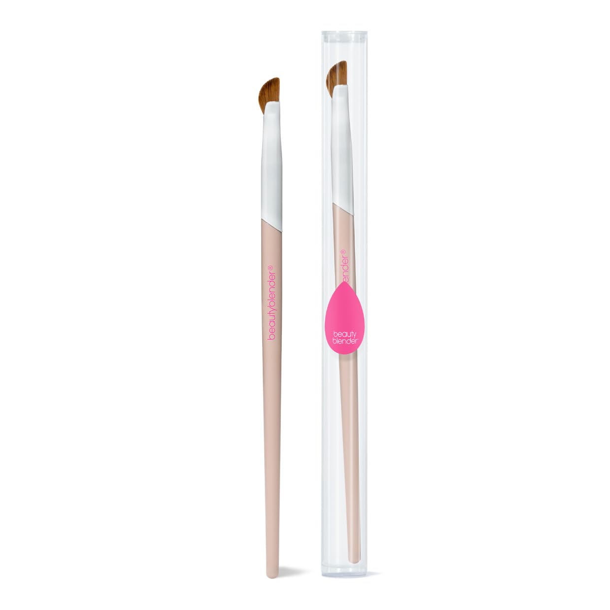 beautyblender WING MAN Curved Eyeliner Brush for Gel, Liquid and Powder Makeup. Vegan, Cruelty Free and Made in the USA