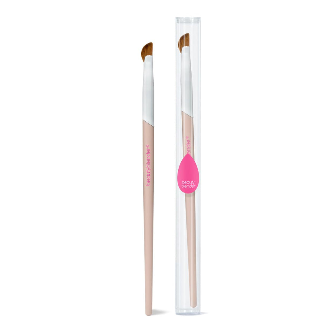 beautyblender WING MAN Curved Eyeliner Brush for Gel, Liquid and Powder Makeup. Vegan, Cruelty Free and Made in the USA
