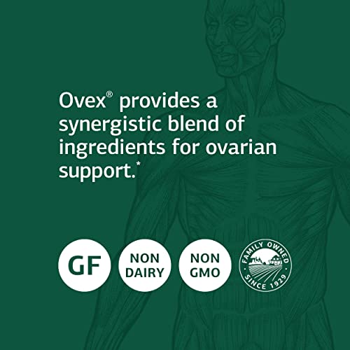 Standard Process Inc. Ovex - Whole Food Women's Health Supplement with Calcium Lactate, Magnesium Citrate, and Vitamin C - Gluten Free - 90 Tablets