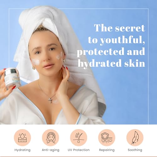 Face Moisturizer with SPF | Retinol Cream for Face | Age-Defying, Lift & Firm Cream | Face Lift & Repair | Collagen | Retinol | Skincare | Face Moisturizer with Sunscreen | Instant Hydration | 1.7oz