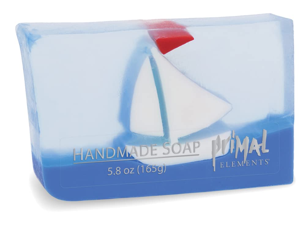 Primal Elements Toy Boat Wrapped Bar Soap, 5.8 Ounce