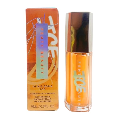 FENTY BEAUTY by Rihanna Gloss Bomb Ice Cooling Lip Luminizer - Melon Chillz (9 mL/.3 Fl Oz)