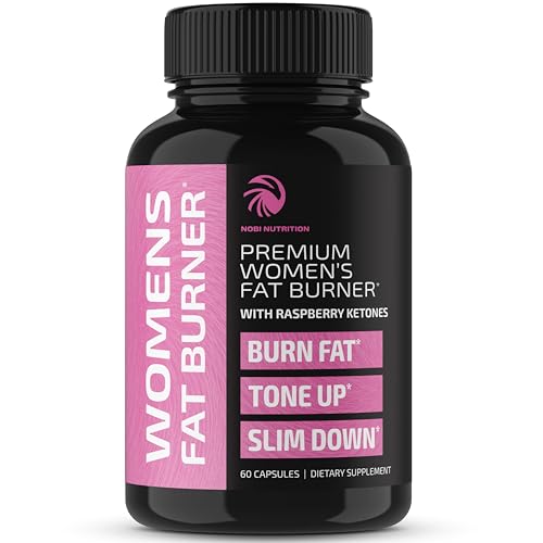 Fat Burners For Women | Weight Loss Pills for Women Belly Fat | Raspberry Ketones | Appetite Suppressant, Metabolism Booster & Bloating Relief | Diet Pills, Weight Loss Supplements | 60 Capsules
