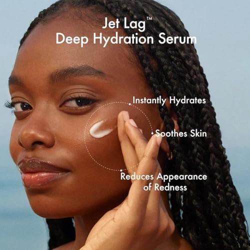 Summer Fridays Jet Lag Deep Hydration Serum - Hydrating Face Serum for Dry Skin with Glycerin & Squalane - Helps Soothe Skin, Improves Skin Barrier & the Appearance of Fine Lines & Wrinkles (1 Oz)
