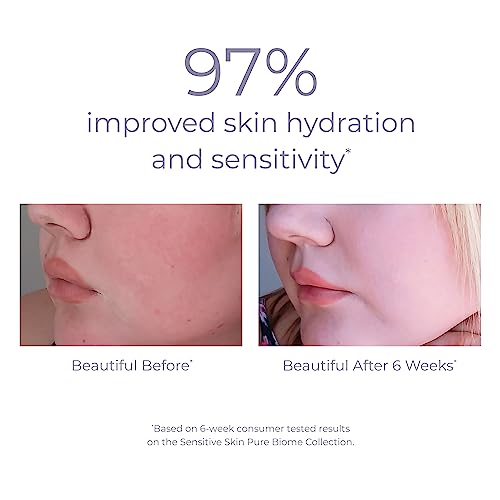 Derma E Pure Biome Balancing Cleanser- For Sensitive Skin Fragrance-Free, 6oz