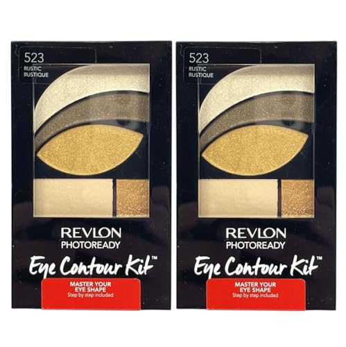 REVLON Pack of 2 Photoready Eye Contour Kit, Rustic 523