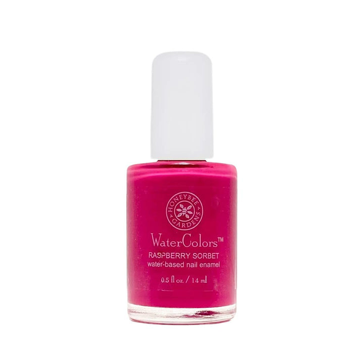 Honeybee Gardens WaterColors Nail Enamel Raspberry Sorbet | Non Toxic | Water-based | Earth Friendly