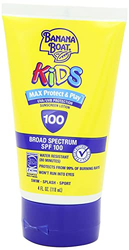 Banana Boat SPF#100 Kids Max Protect & Play Lotion 4 Ounce
