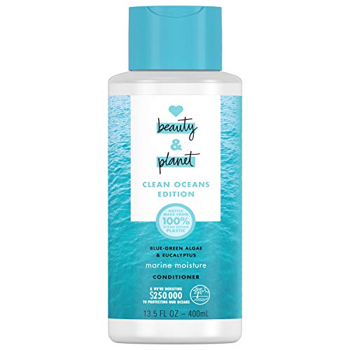 Love Beauty And Planet Marine Moisture Conditioner Clean Oceans Edition Blue-Green Algae & Eucalyptus Hydrating 13.5 oz