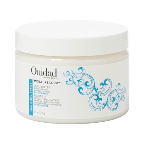 Ouidad Moisture Lock Curl Butter, 11 oz, Nourishing and Hydrating Cream with Mango Seed, Shea Butter & Avocado Oil, Hair Moisturizer & Definer, Conditions and Elongates Curls, All Curl Types