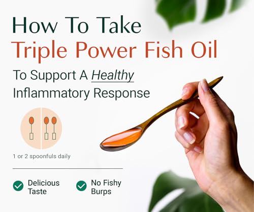 ALGAECAL Triple Power 1200mg EPA & DHA Omega-3s Fish Oil Supplement, Supporting Brain, Heart, Skin & Bones, Liquid Emulsion Mango Taste, Burp-Less, Sugar-Free