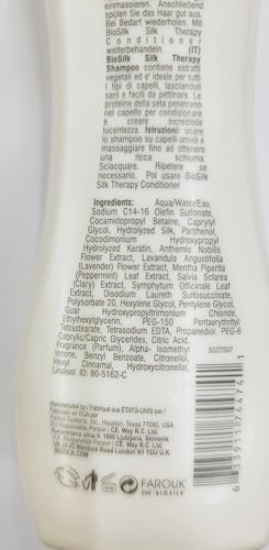 Biosilk Silk Therapy Trio Unisex: 7 oz Shampoo, 7 oz Conditioner, and 7 oz Original Treatment