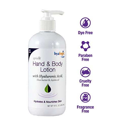 Hyalogic Episilk Hand & Body Lotion With Hyaluronic Acid Shea Butter Jojoba Oil Ha Hydrates And Nourishes Skin 10 Ounces