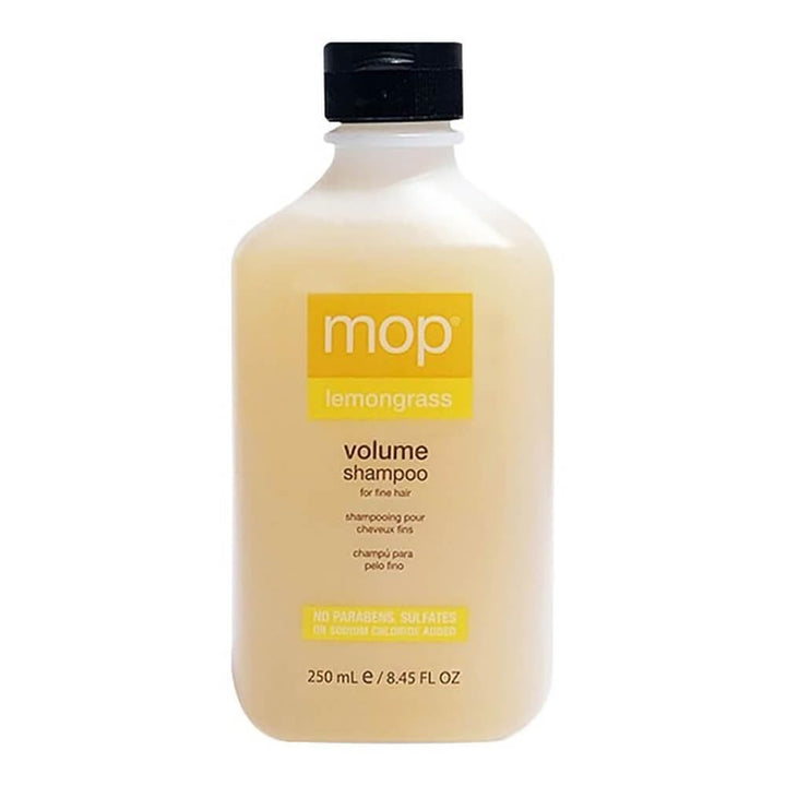 MOP Lemongrass Volume Shampoo No Parabens No Sulfates, Lemon, 8.45 fl. oz.