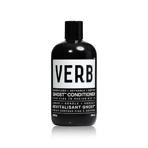 VERB Ghost Conditioner, 12 fl oz- Infused with Moringa Oil -Moisturizes Fine and Weighed Down Hair - Vegan, No Parabens or Harmful Sulfates
