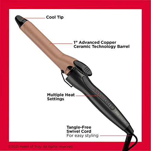 Revlon Salon Advanced Copper + Ceramic 1 Inch Curling Iron