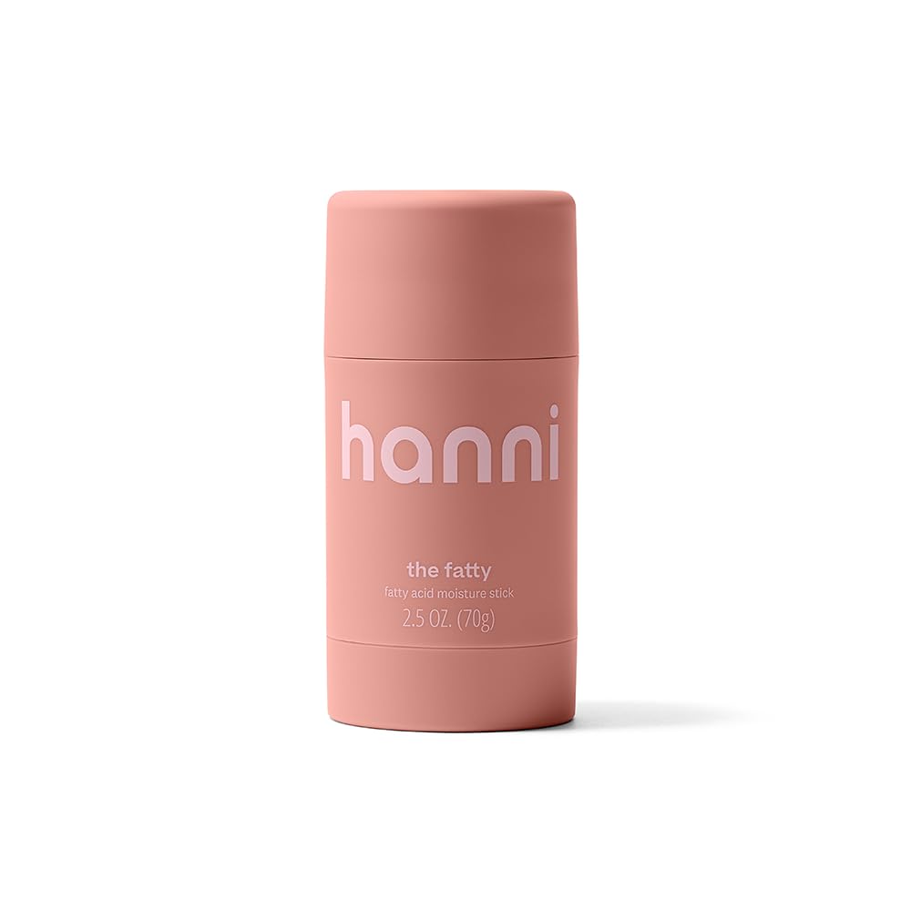 HANNI Fatty Body Moisturizer Stick with Fatty Acids, Travel Size Friendly Solid Lotion for Plumping and Hydration, Fragrance-Free and Safe for Sensitive Skin, 2.5 oz