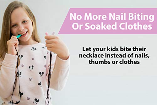 |LAUNCH PRICE| Sensory Chew Crayon Necklace 3 Piece Set - Best for Autism, ADHD, Bitting and Teething Kids - Durable and Strong Silicone Chewing for Boys & Girls, Baby, Adults (Women & Men) Chewlery