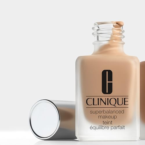 Clinique Superbalanced Oil Free Liquid Foundation Makeup For Dry to Oily Skin Types | Hydrating + Moisturizing, Ivory, 1 Fl Oz
