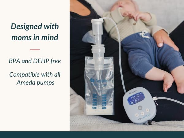 Ameda HygieniKit Spare Parts Kit for Breast Pump | 4 Valves, 2 Silicone Tubing, 2 Silicone Diaphragms, 2 Adapter Caps, 1 Tubing Adapter | Compatible with Ameda HygieniKit Milk Collection Systems…
